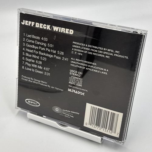 Jeff Beck - Wired MFSL Gold CD - Ultradisc UDCD 531 - 24kt Master Recording - Ex - Bild 2 von 5