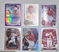 Hunter Greene 6 card lot Purple chrome Rc , X Fractor, Bowman