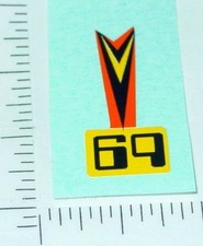 Superfast Matchbox 69 Turbo Fury Sticker Sf-69b