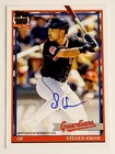 2026 Topps Series 1 Steven Kwan 1991 Topps Baseball Autographs (RAW)