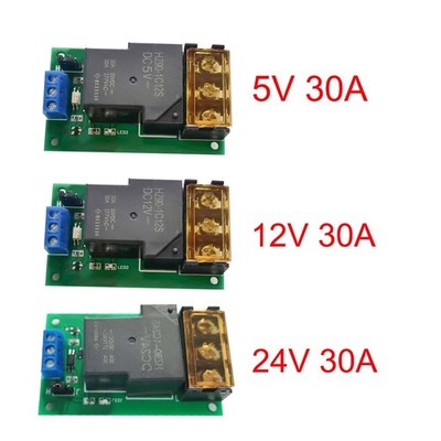 30A Relay Module Optocoupler Isolation High And Low Level Trigger Single Power U
