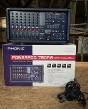PHONIC Powerpod 750RW Powered Mixer !! ink. Originalverpackung!! TOP Zustand!!