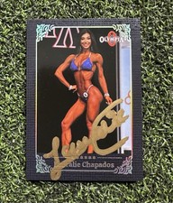 LAURALIE CHAPADOS SIGNED 2021 MR OLYMPIA CARD RACC TRUSTED BIKINI OLYMPIA D