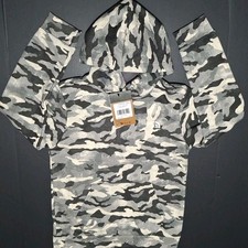 The North Face Kids' L 12 Evolution Pullover Hoodie, Smoked Pearl Camo