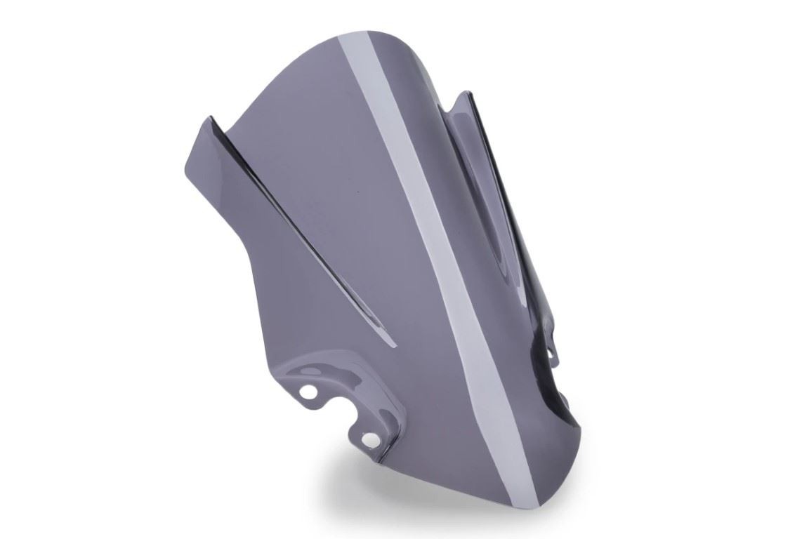 Puig 22286F Z-Racing Windscreen for motorcycle with aerodynamic design and sporty finish, Dark Smoke - Image 2