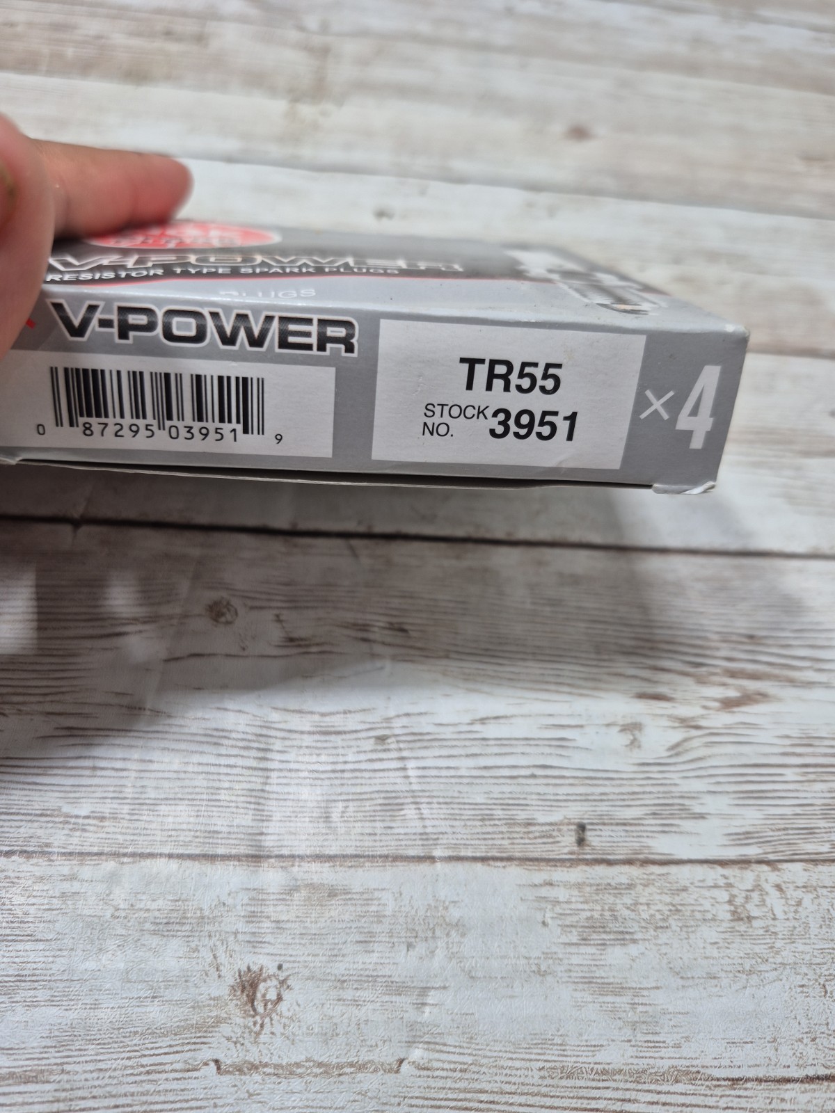4 PACK - NGK Spark Plugs TR55 3951 V-Power