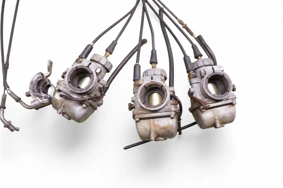 Juego de carburadores Kawasaki S2 Triple 350 1972 1973 1974 carbohidratos *2229A #2 Foto 2 de 4