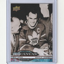 Syl Apps UD Canvas Retired Legends 2025-26 UD Series 2 Hockey Card Toronto C-247