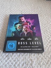 BOSS LEVEL 2021 Mel Gibson 2 Disc Mediabook 4K UHD & 2D Blu-ray 