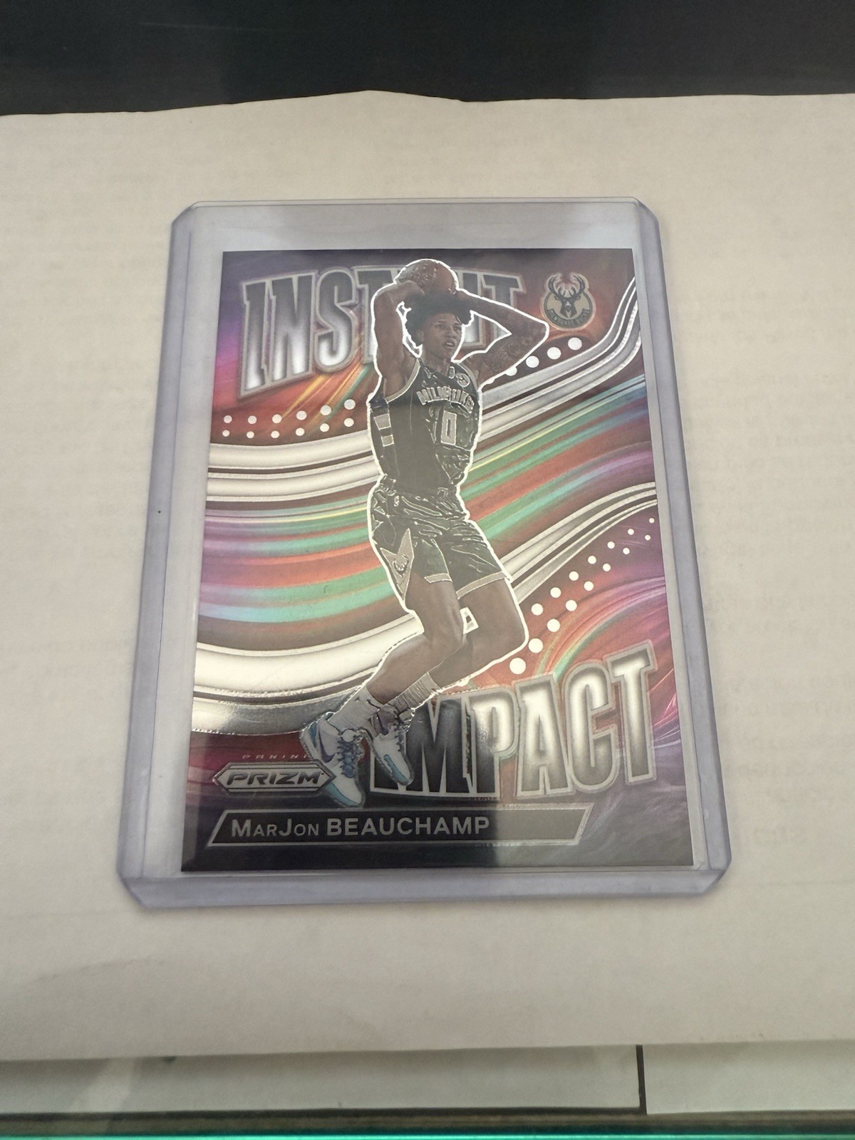 2022-23 Panini Prizm - Instant Impact MarJon Beauchamp #23 (RC)