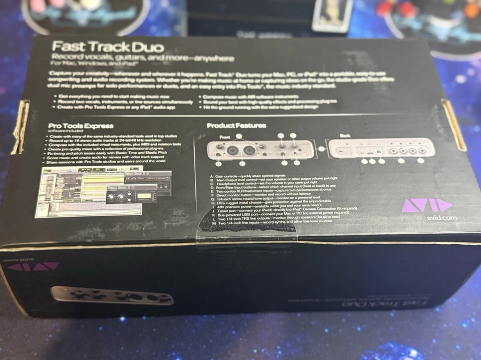 M-Audio Fast Track Pro USB Audio/Midi Interface Protools (Sealed New) - Image 2 of 4