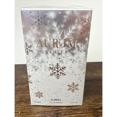 Ajmal Aurum Winter Eau De Parfum Spray Unisex 2.5 oz 75 ml Brand New Sealed