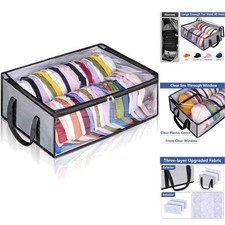 Hat Storage Bag for Baseball Caps Holds 40 Large Snapback Closet Organizer Grey
