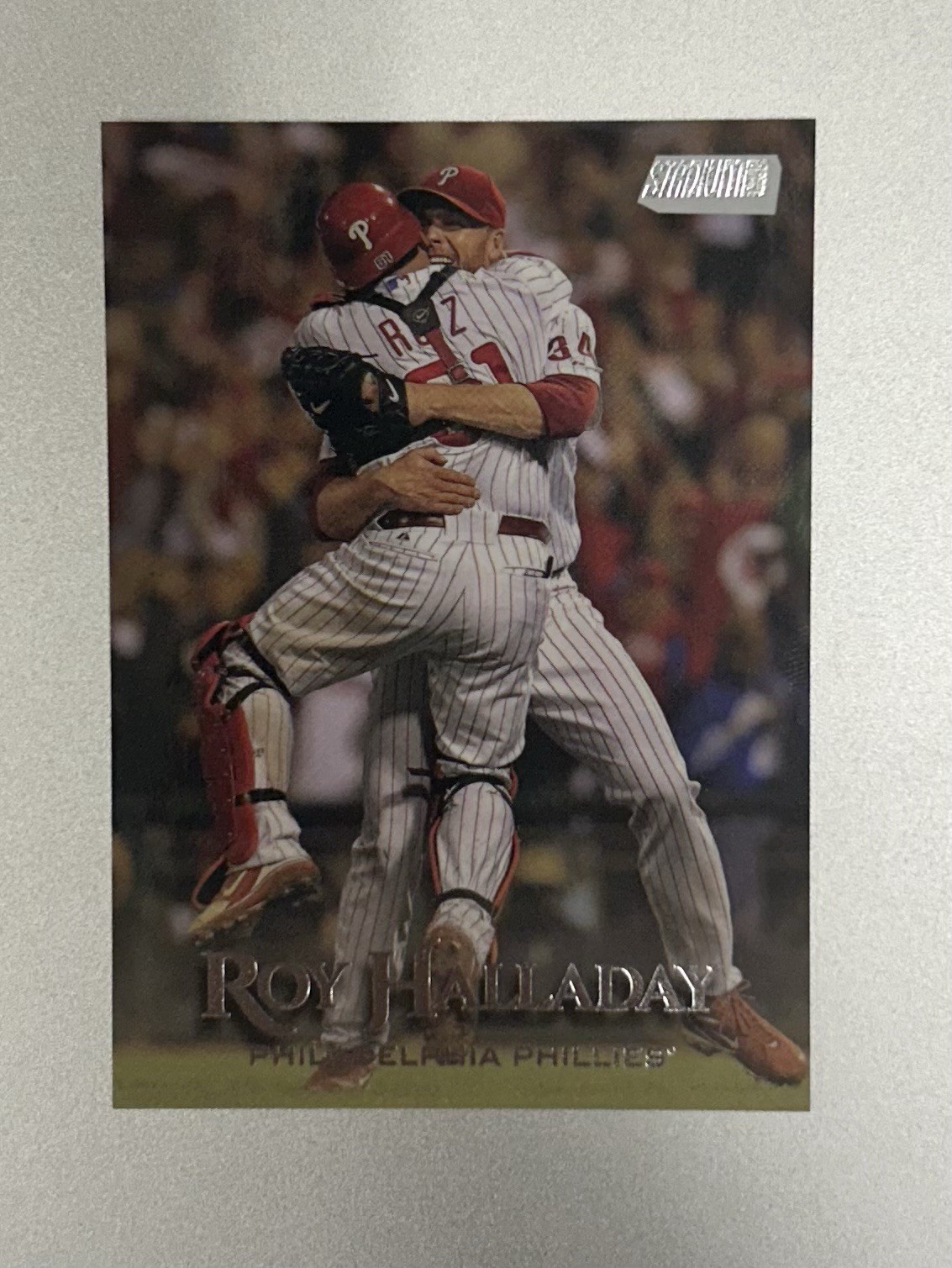 2019 Stadium Club #206 Roy Halladay Phillies Image Variation SP- No Hitter