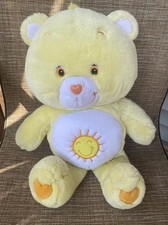 Care Bears FunShine Yellow Large Plush Vintage 2003