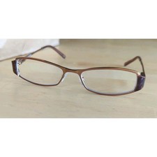 Daisy Fuentes Glasses Rosie 057-135 Zyloware Frames Only Brown & Rose Gold