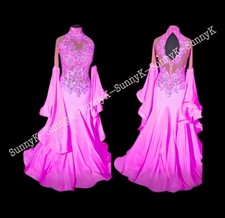 Handmade Dance Dress/Standard Ballroom Competition smooth Waltz Tango Costume