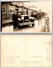 RPPC Tavern Automobile Photo Postcard
