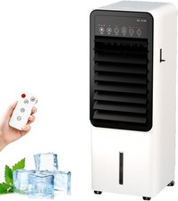 Portable Air Conditioner 9000 BTU, 7L Air Cooler with LED Display, 3 Fan Speeds,