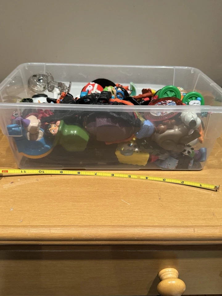 Bolsa tote pequena de brinquedos vintage até o momento em bom estado jogável. - Imagem 3 de 3