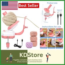 Electric Yarn Winder 10oz Large Automatic Ball Winder for Crocheting  Knitting