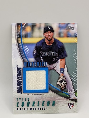 Tyler Locklear /150 2025 Topps Major League Material Jersey Relic Rookie...