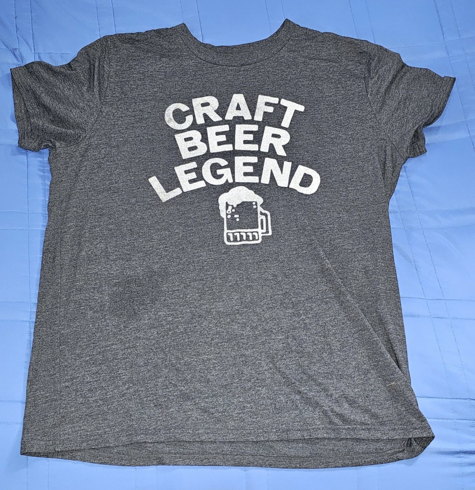 Camisa "Craft Beer Legend" Grande Hombre Gris  Foto 3 de 4