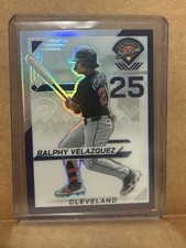 2025 Prospect Edition Baseball Ralphy Velazquez Purple Prizm /99 Guardians