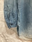 Vintage 40s WWII WW2 USN Navy Chambray Denim Shirt Stencil Named As Is Men's XL — photo 5