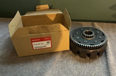 #ad Honda OEM Clutch Basket for Honda PARTS ONLY BASKET AND GEAR STILL GOOD $50.00