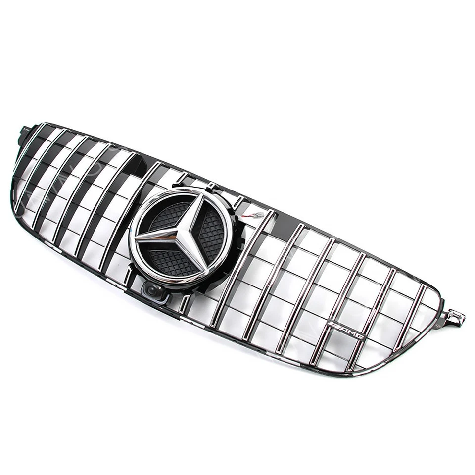 Front Grille W/LED Emblem For Mercedes Benz W292 16-19 GLE400 GLE43AMG GLE450 Foto 4 de 4