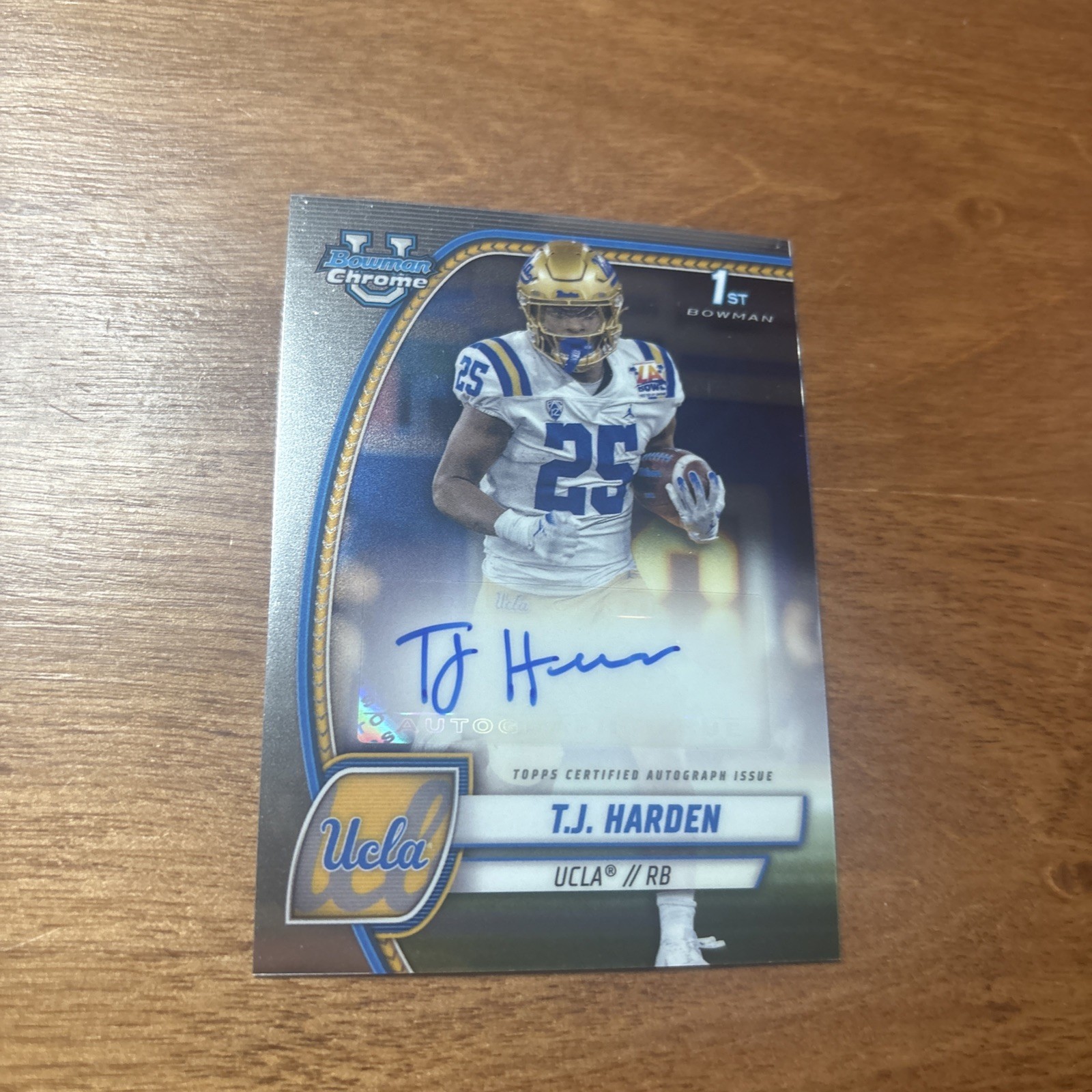 2024 Bowman U Chrome Prospect TJ Harden #PA-TJH Auto 0j3l
