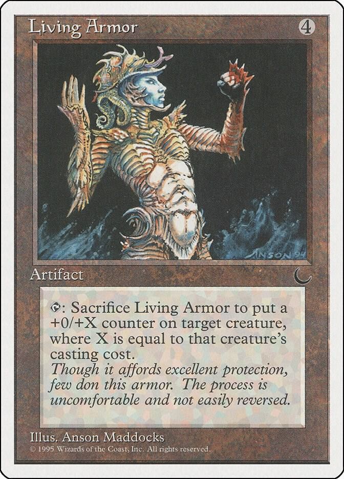Living Armor Common Chronicles Magic: The Gathering Lightly Played