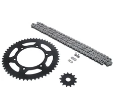 Non O Ring Chain & Sprockets Black fits 2001-2006 Yamaha WR250F 13/52 114L