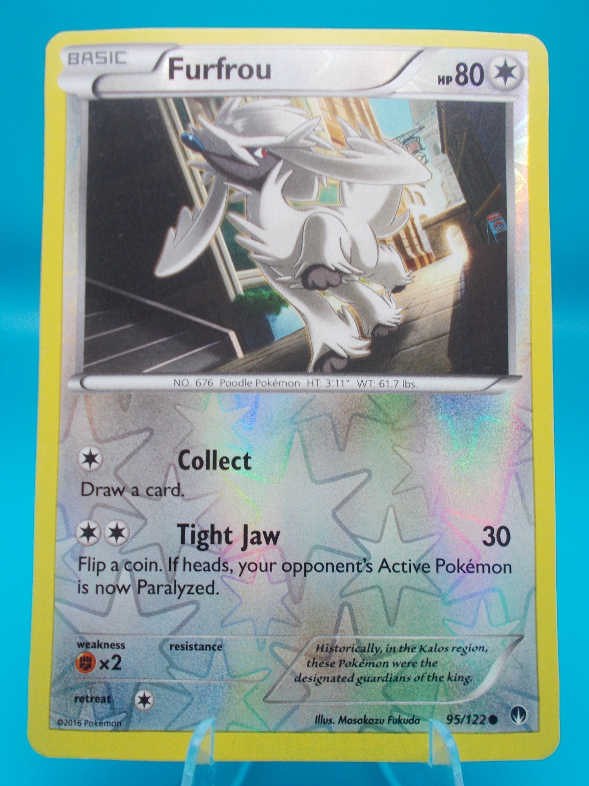 Furfrou 95/122 Breakpoint Pokémon TCG Reverse Holo Lightly Played
