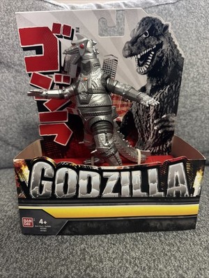 a.a.a vinyl toys 公害巨人 グレーラメ成型/黒/赤/銀 Bandai 97902 Godzilla Mecha 6.5
