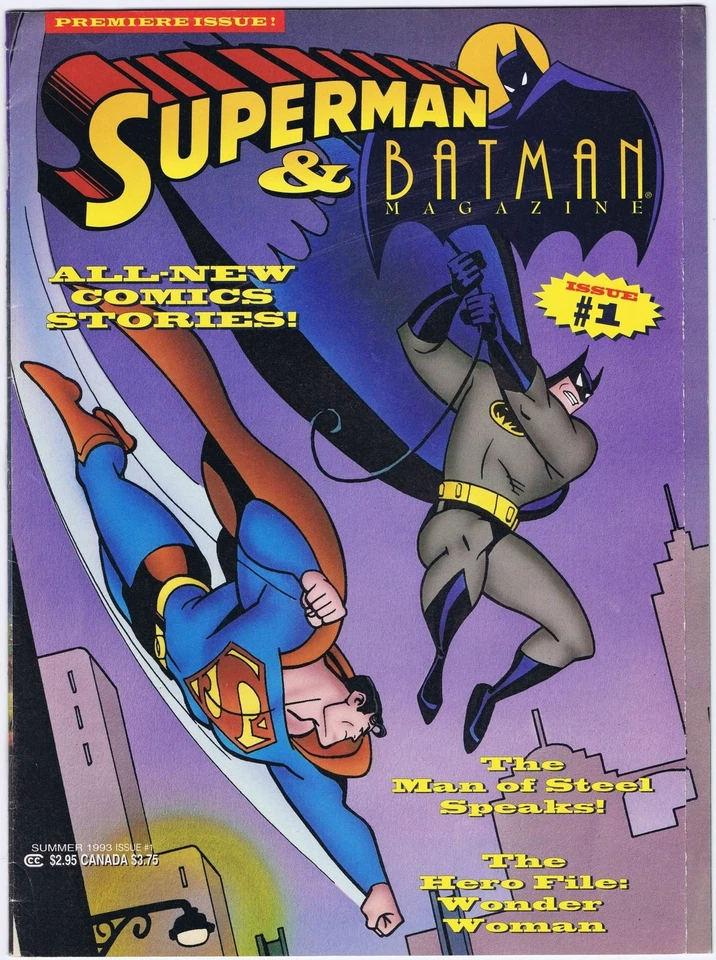 SUPERMAN AND BATMAN MAGAZINE # 1 US Comic 1993 - Bild 1 von 1