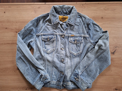 Damen-Jeansjacke Gr. M - Strasssteine - selten getragen - Marke Colac