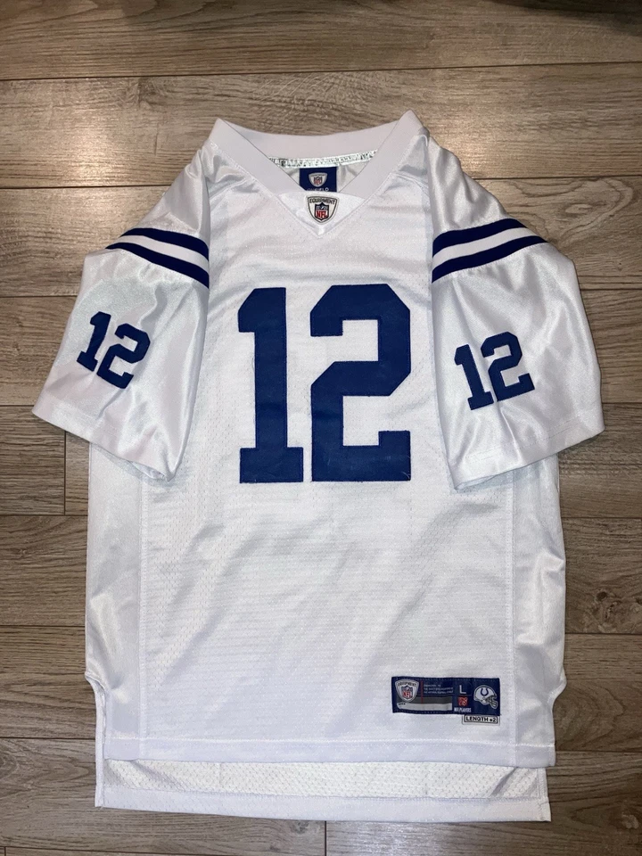 Indianapolis Colts #12 NFL Football Nike On Field Jersey Youth XL 18-20 children - Image 2 of 3