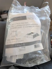 Barrette Outdoor Living 4" to 6 " 4-Piece Post Trim Base White (73018131)