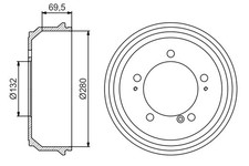 Tambour de frein Opel MOVANO