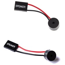 2-Pack PC Motherboard Internal Speakers Mini Plug BIOS Beep Alarm Buzzer