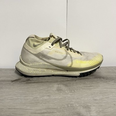 Nike React Pegasus Trail 4 GTX Womens 10 Ivory Gore-Tex Running Shoes