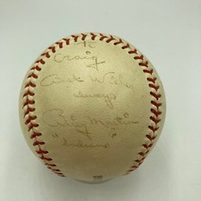 Vintage Billy Martin Signed Baseball JSA COA