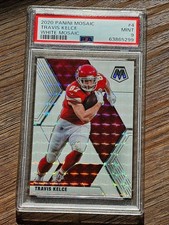 2020 '/25 Travis Kelce  Mosaic - #4 Mosaic White Prizm 