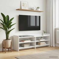 Tv-Schr?Nk 135 X 33 X 47 Cm Wei? Holzwerkstoff