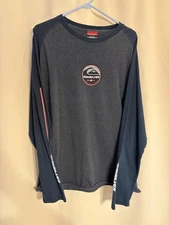 Vintage Quicksilver Long-Sleeve Shirt Extra Large Two Tone