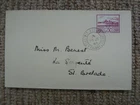 Jersey First day  cover  from 1943  3d violet