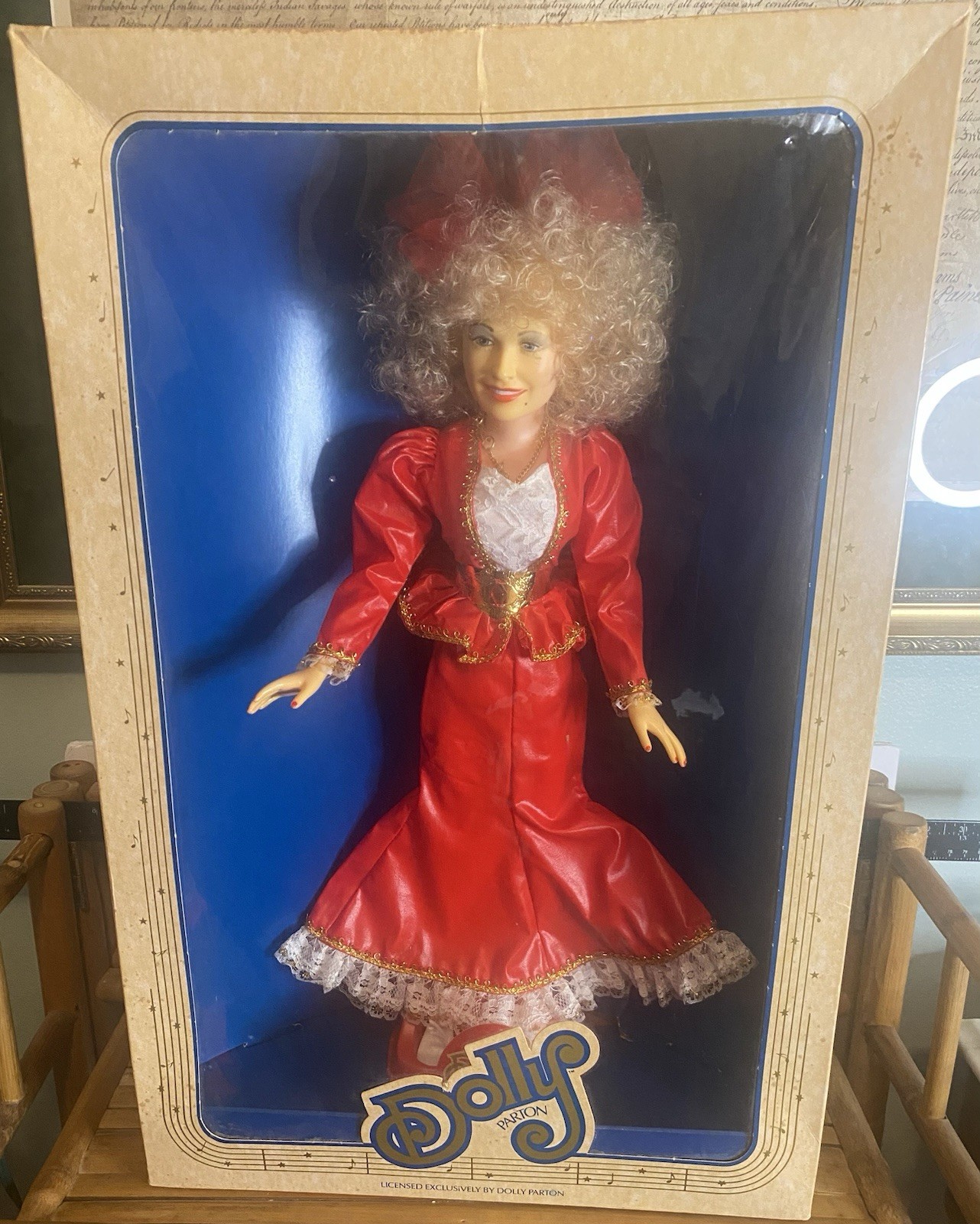 DP1-Dolly Parton Golfberger Doll New- Box has some Distress.