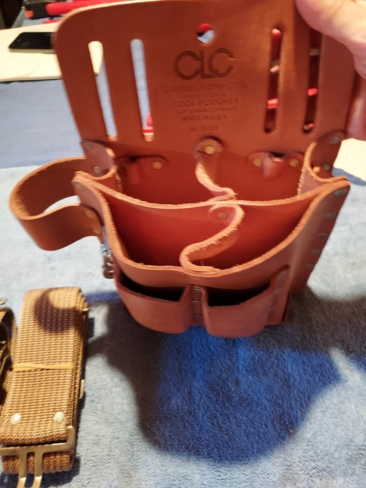 Tool Pouch, CLC Professional, 11 Pouches, With 2 Belts, New - Image 4 of 4